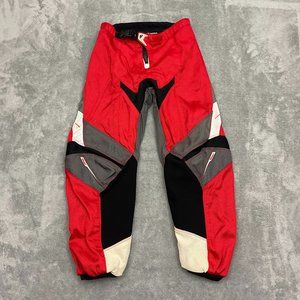 Thor Pants Mens Sz 28 MX Phase 2007 Series Red Gray Riding Motocross Racing